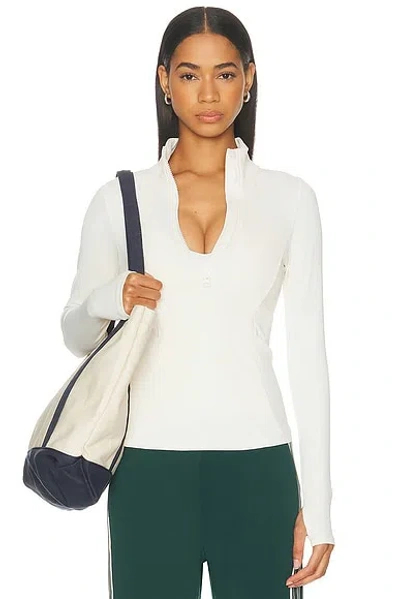 The Upside Courtship Dova Run Top In White