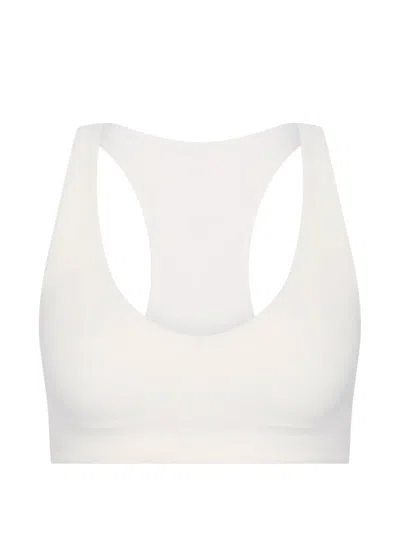 The Upside Courtship Jetta Racerback-bh In White