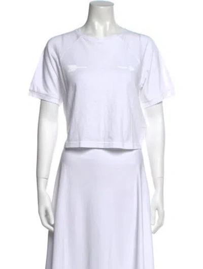 Pre-owned The Upside Crew Neck Short Sleeve T-shirt W/ Tags In White