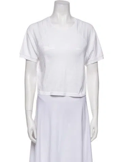 Pre-owned The Upside Crew Neck Short Sleeve T-shirt W/ Tags In White