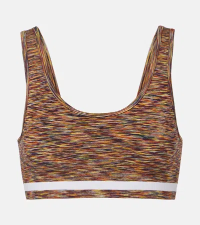 The Upside Daisy Sports Bra In Brown