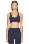 The Upside Daytona Jetta Racerback Sports Bra In Blue