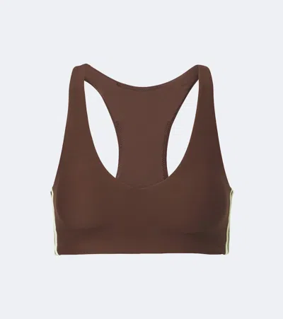 The Upside Daytona Jetta Sports Bra In Brown