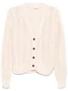 The Upside Drew Button Cardigan In 中性色