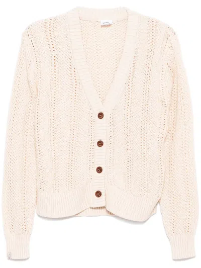 The Upside Drew Button Cardigan In 中性色