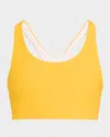 The Upside Dunes Jade Racerback Bra In Marigold In Yellow