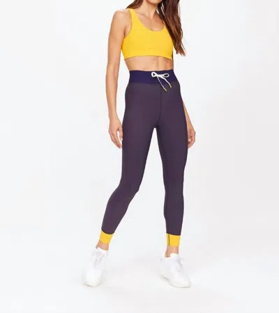 The Upside Dunes Midi Pant In Purple In Brown