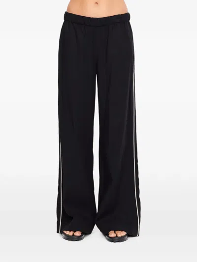 The Upside Elita Wide-leg Track Pants In Black
