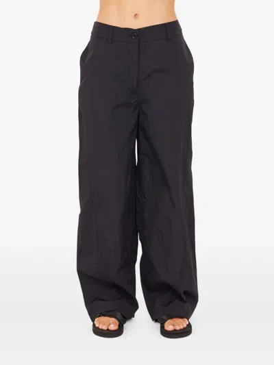 The Upside Estelle Barrel Trousers In Black