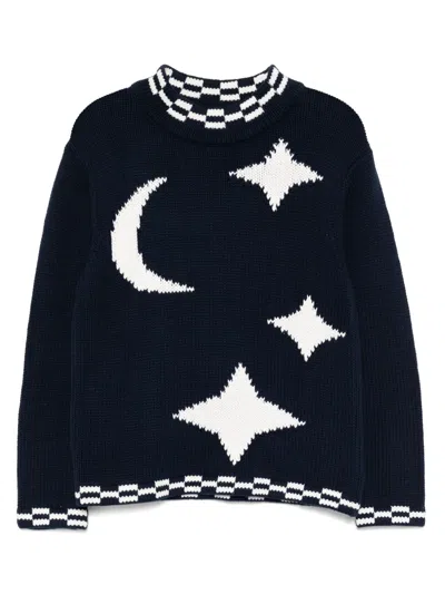 The Upside Eternity Clyde Sweatshirt In Blue