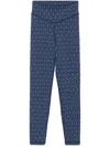 The Upside Farrow 25in High Midi Leggings In Blue