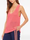 The Upside Fenway Wales-knit Tank Top In Pink