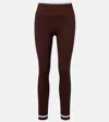The Upside Form Seamless High-rise Leggings In Brown