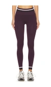 The Upside Logo-print Elasticated-waistband Leggings In Purple