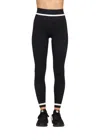 The Upside Form Seamless Midi Pant In Black In Black