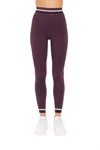 The Upside Logo-print Elasticated-waistband Leggings In Purple