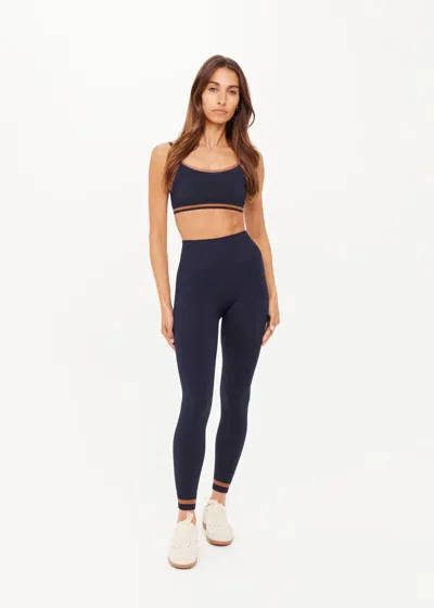 The Upside Form Seamless Midi Pants In Navy In Multi