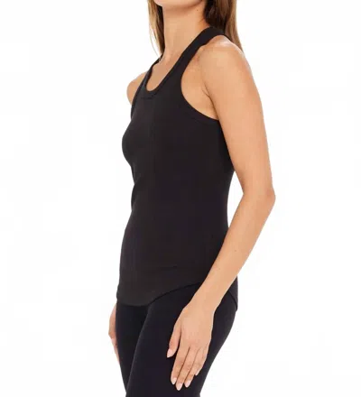 The Upside Frankie Rib Tank In Black