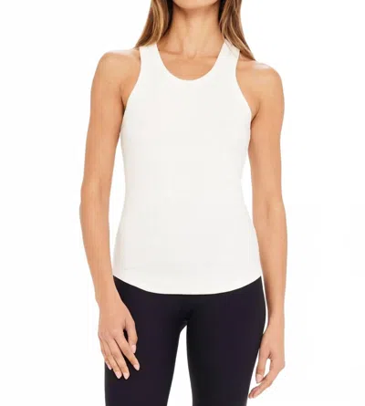 The Upside Frankie Rib Tank In White