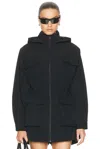 The Upside Freddie Drawstring Jacket In Black