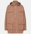 The Upside Freddie Fleece-lined Jacket In Brown