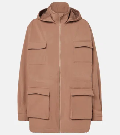 The Upside Freddie Fleece-lined Jacket In Brown