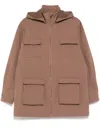 The Upside Freddie Fleece-lined Jacket In Brown
