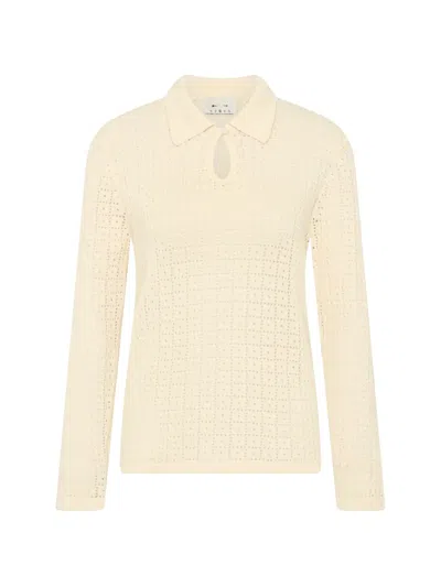 The Upside Frederica Open-knit Sweater In Neutral
