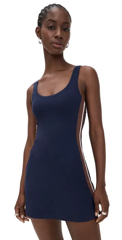 The Upside Gabbie Mini Dress Navy In Blue