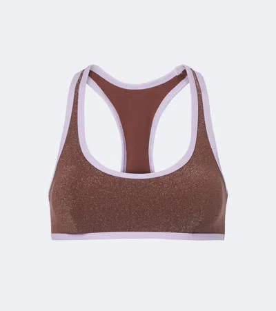 The Upside Galaxia Danita Sports Bra In Brown