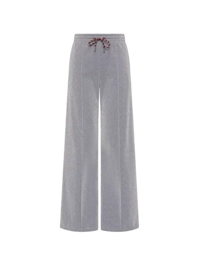 The Upside Galaxia Marnie Wide-leg Track Pants In Gray