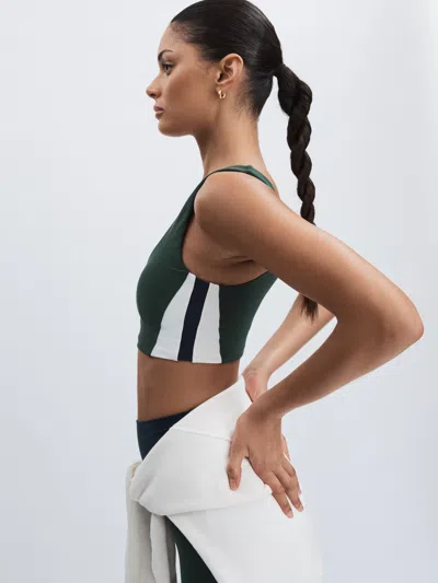 The Upside Green-neck Sports Bra
