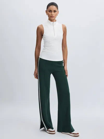 The Upside Green Stripe Knitted Joggers