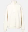 The Upside Hamilton Wren Cotton Half-zip Sweatshirt In White