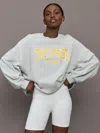 The Upside Harbour Paloma Crewneck Sweatshirt In Grey