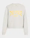 The Upside Harbor Paloma Crewneck Sweatshirt In Grey