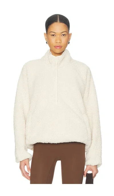 The Upside Harlow Fleece Pullover In White