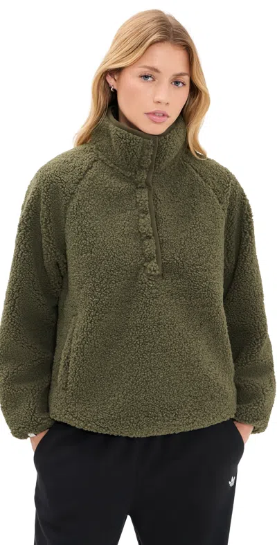 The Upside Harlow Fleece Pullover Green