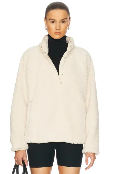 The Upside Harlow Fleece Pullover In Natural