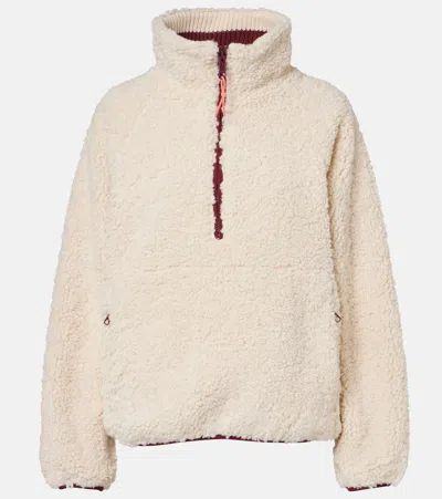 The Upside Harlow Top Aus Fleece In Neutral