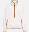 The Upside Harlow High-neck Fleece Sweater In Bone