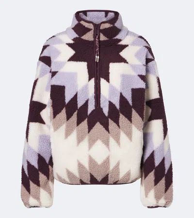 The Upside Harlow Teddy Sweatshirt In Multi