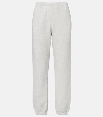 The Upside Harrison Cotton Jersey Sweatpants In White