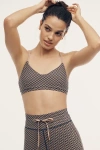 The Upside Houndstooth Bra In Multi