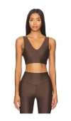 The Upside Isaac Sports Bra In Chocolate