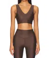 The Upside Icon 28in High Rise Pant In Chocolate In Brown