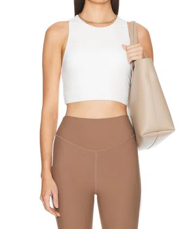 The Upside Jacinta Crop Tank Top In White