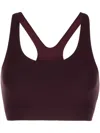 The Upside Jade Crossover Sports Bra In Red