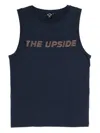 The Upside Jeet Cotton Tank Top In Blue