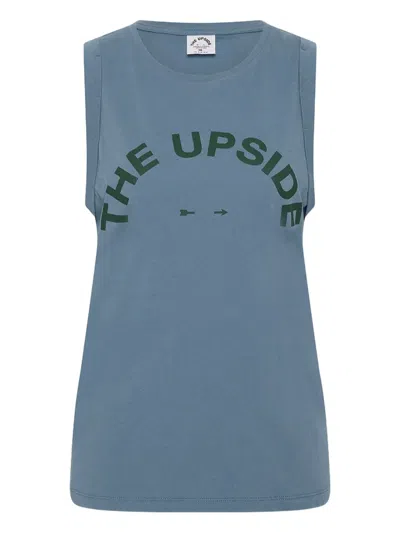 The Upside Jeet Logo Tank Top In Blue